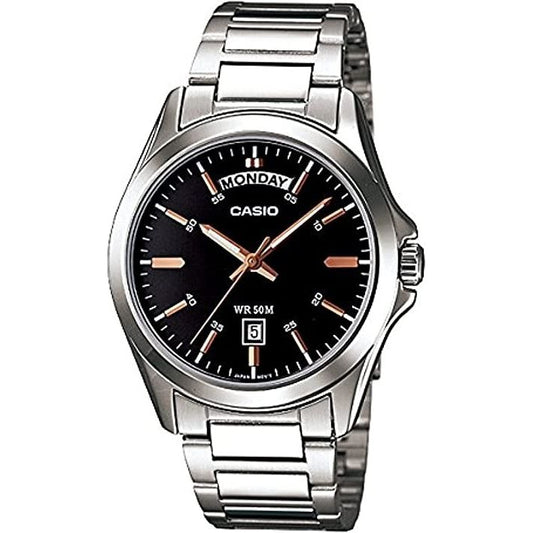 CASIO COLLECTION Mod. DAY DATE - BLACK ROSE GOLD INDEX MTP-1370D-1A2UDF