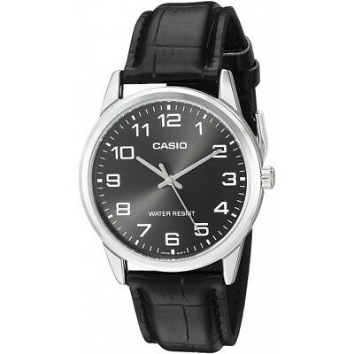 CASIO COLLECTION Mod. ONLY TIME. LEATHER - BLACK MTP-V001L-1BUDF