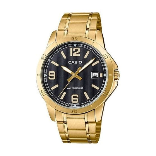 CASIO COLLECTION Mod. CASUAL DATE GOLD - BLACK MTP-V004G-1BUDF