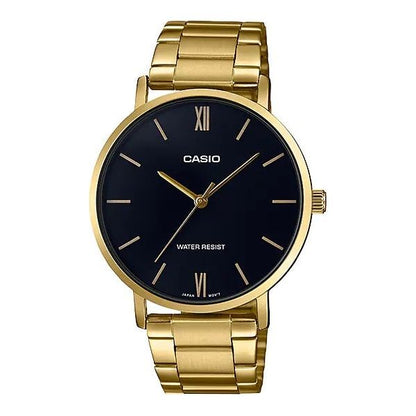 CASIO COLLECTION Mod. MINIMAL GOLD - BLACK WATCHES