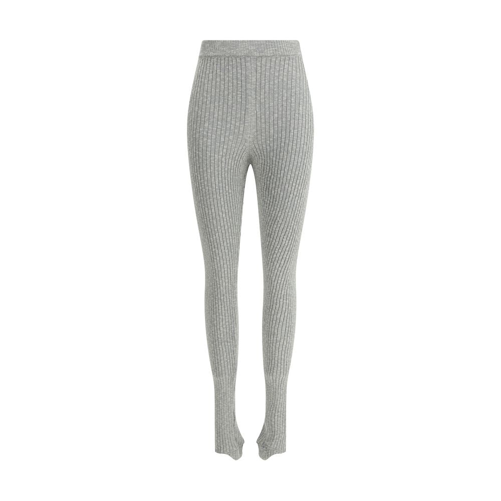 Magda Butrym Gray Linen Leggings