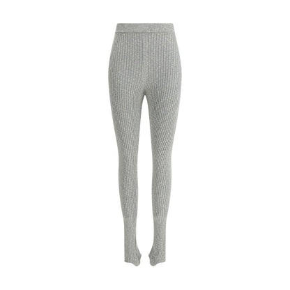 Magda Butrym Gray Linen Leggings