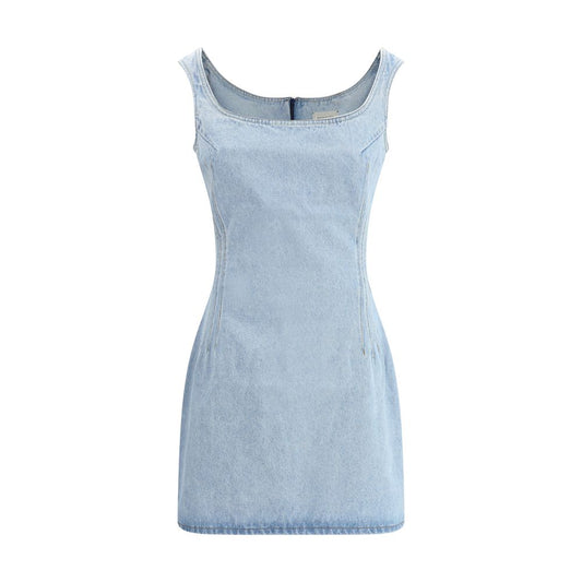Magda Butrym Light Blue Cotton Casual Dress
