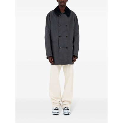 Maison Margiela Double Breasted Cotton Jacket