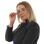 Maje Silver Women Glasses Frame