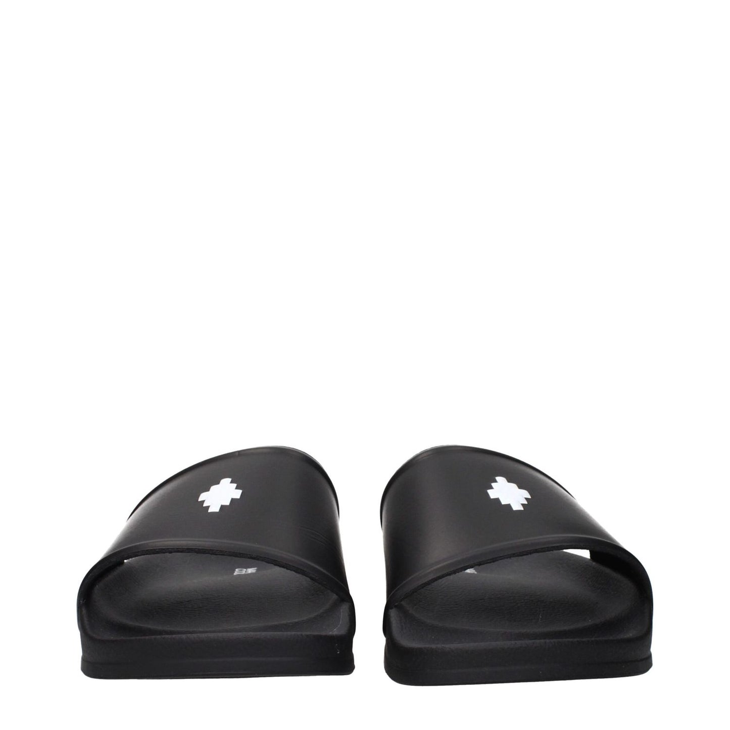 Marcelo Burlon Black Cotton Slippers