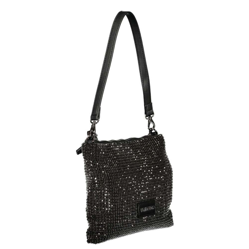 Front view with bag zipped and handles upright.