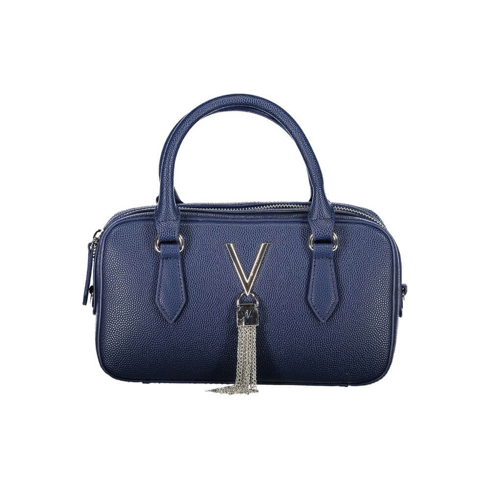 Front view with bag zipped and handles upright.