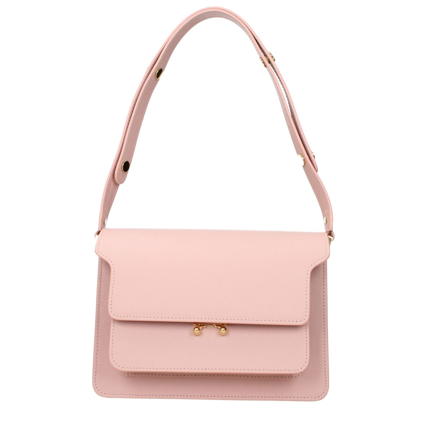 Marni Pink Leather Shoulder Bag