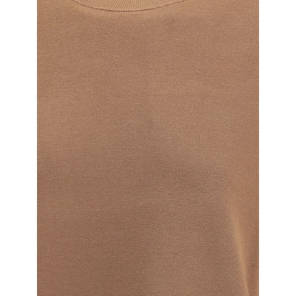 Max Mara Brown Polyester T-Shirt
