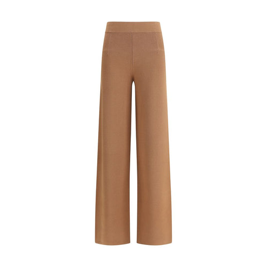 Max Mara Brown Viscose Casual Pants