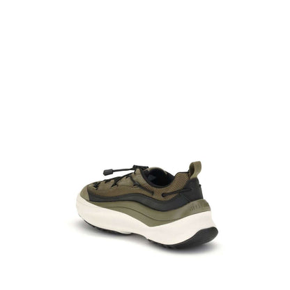 Moon Boot Bicolor Polyester Athletic Sneakers with crisscrossing laces and thick EVA sole in urban style.