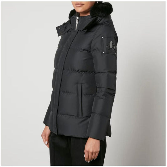 Moose Knuckles Black Polyester Jacket & Coat MO-13642-XL-FBB-299