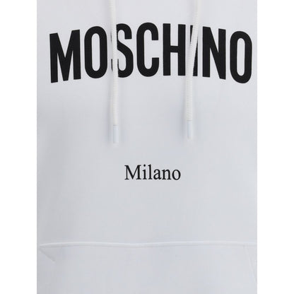Moschino White Cotton Sweatshirt