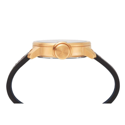 NAUTICA Mod. NAPSYD005 side view showcasing 44 mm case and mineral dial with quartz analog movement, black strap.