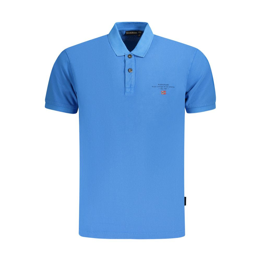 Napapijri Napapijri Blue Cotton Men Polo Shirt NA-35698-S