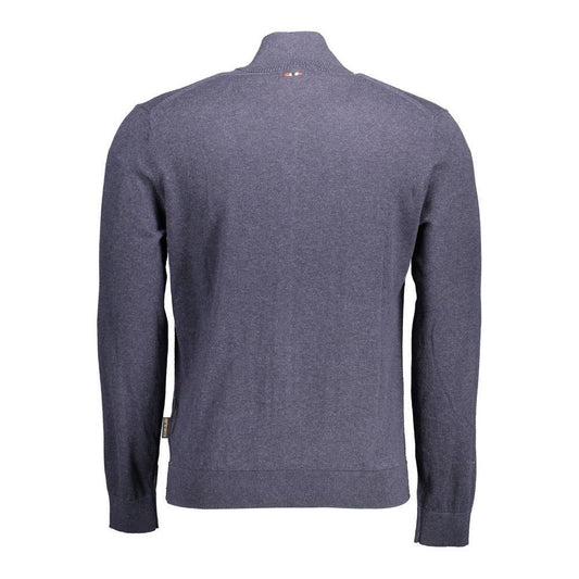 Napapijri Blue Cotton Sweater 1728,67403481248,Blue,Clothing,L,Men,Men - Clothing,Napapijri,New with tags,Sweaters - Men - Clothing NA-11365-L