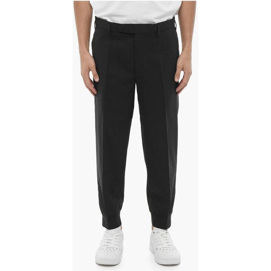 Neil Barrett Low Waisted Slim Fit JACK Pants with Cuffs 1728,74866327712,Blue,Clothing,Jeans & Pants - Men - Clothing,Men,Men - Clothing,Neil Barrett,New with tags,W44,W46,W48,W50,W52 NE-P612000-W52