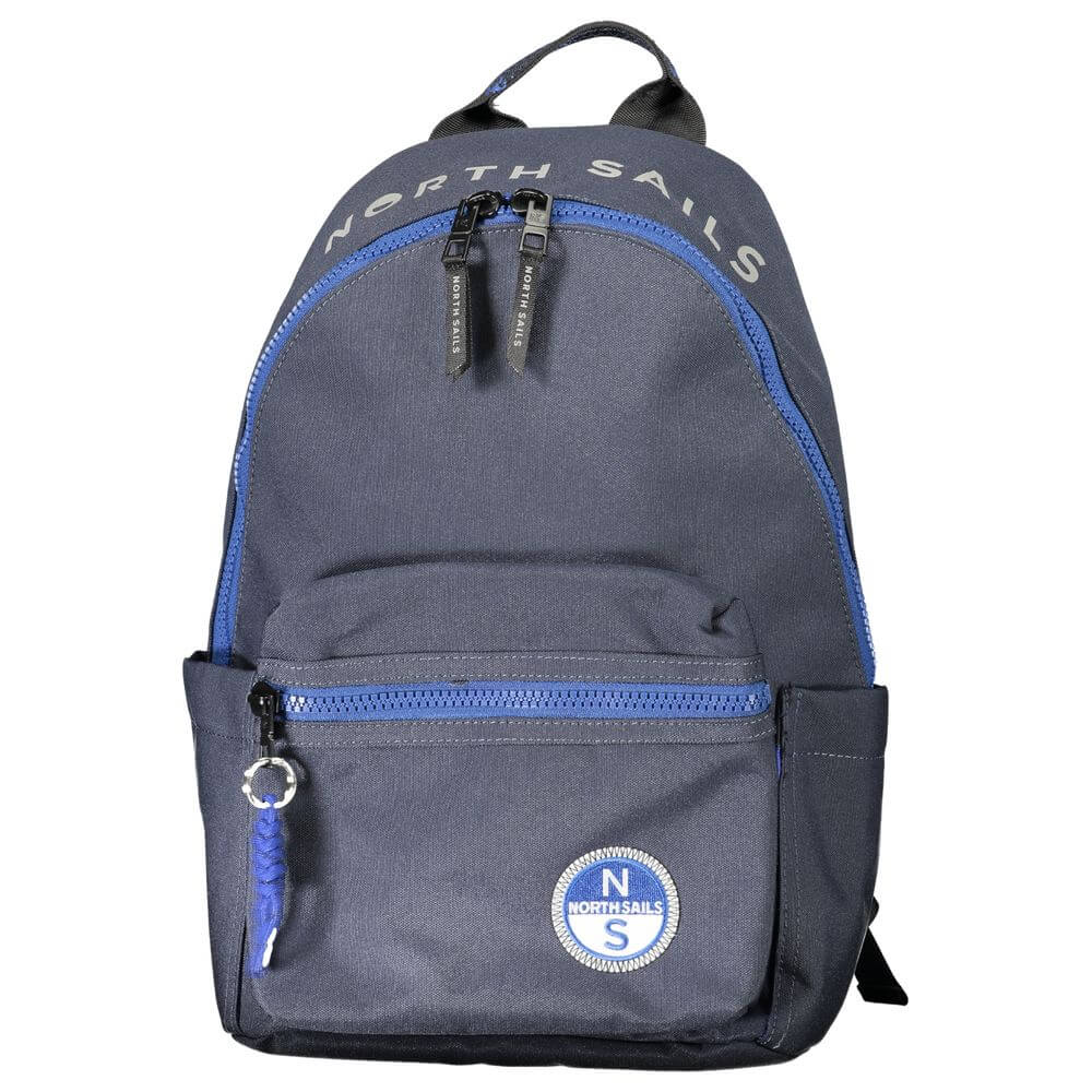 Front view with bag zipped and handles upright.
