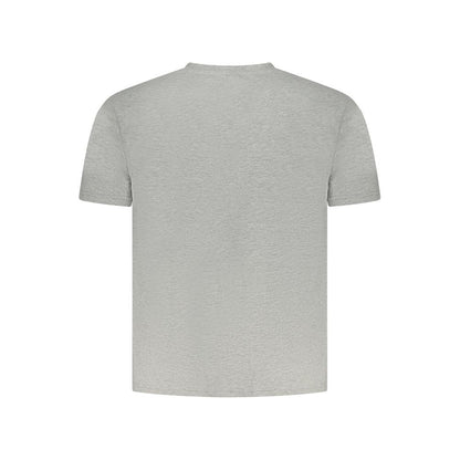 Back view of North Sails Brown Cotton Men T-Shirt showcasing premium quality and classic design.