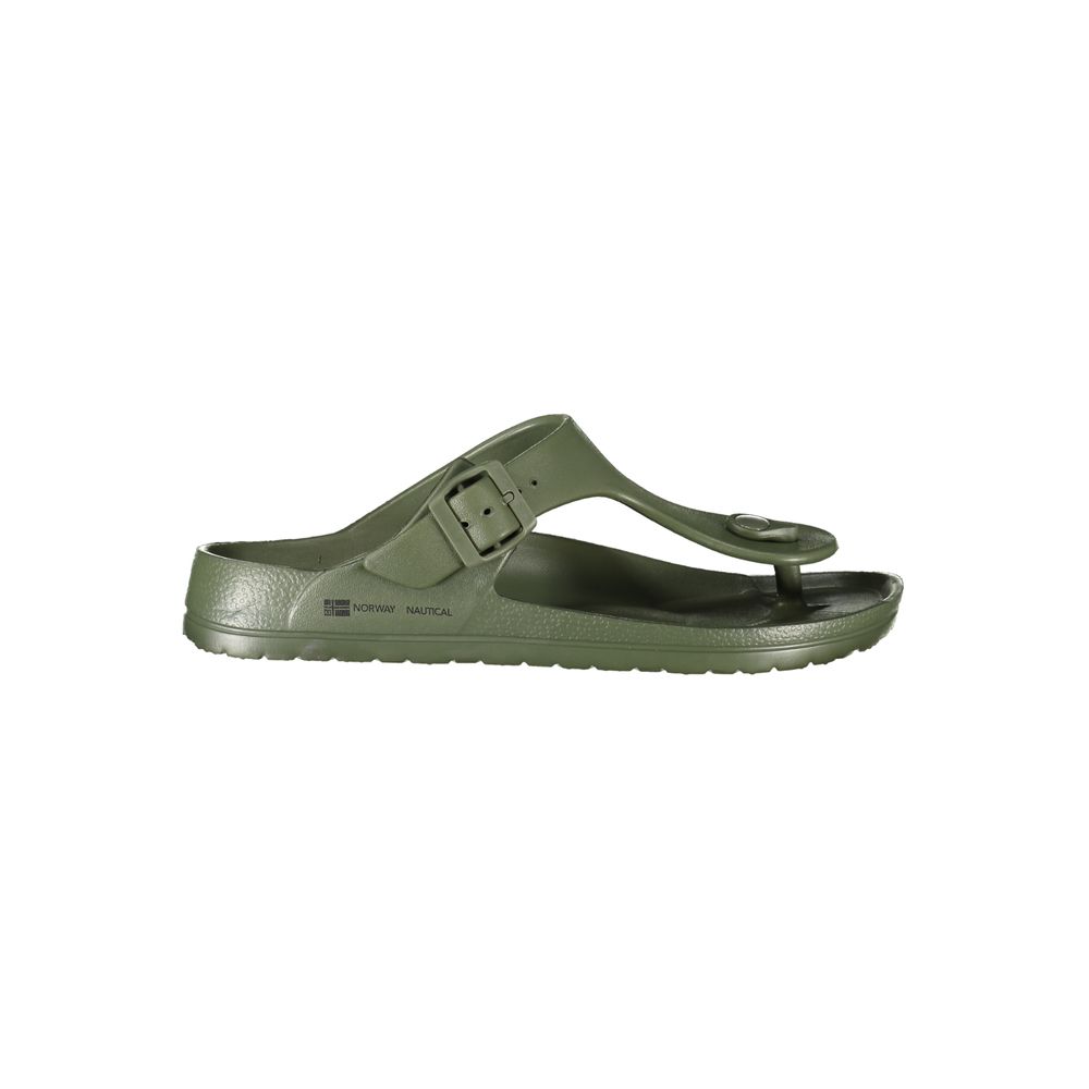 Norway 1963 Green Plastic Mens Sandal with adjustable buckle