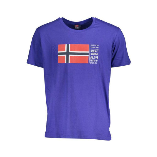 Norway 1963 Blue Cotton Men T-Shirt 1728,67403481248,Blue,Clothing,M,Men,Men - Clothing,New with tags,Norway 1963,T-Shirts - Men - Clothing Norway 1963 NO-37705-M