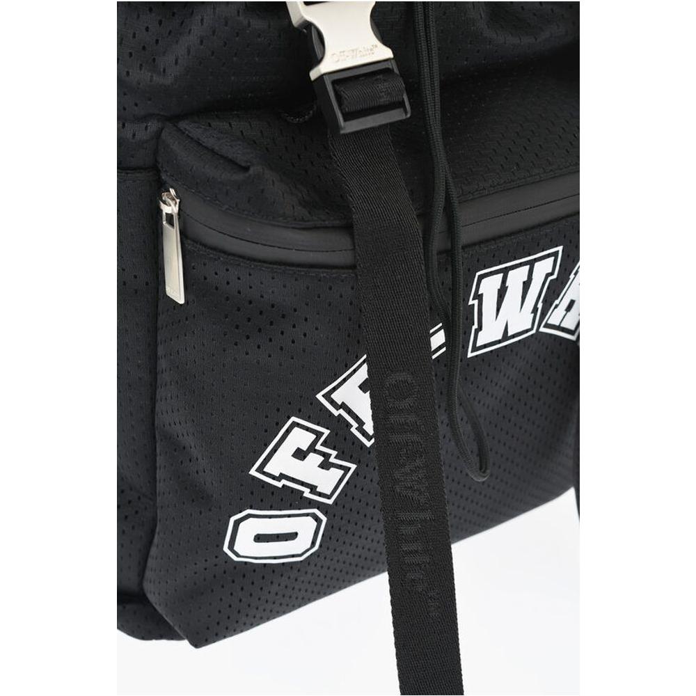 Front view with bag zipped and handles upright.