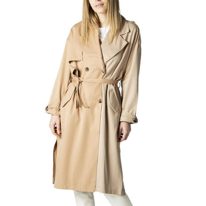 Only Beige Polyester Coat