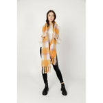 Only Orange Polyester Scarf ON-11456900125-ONE SIZE