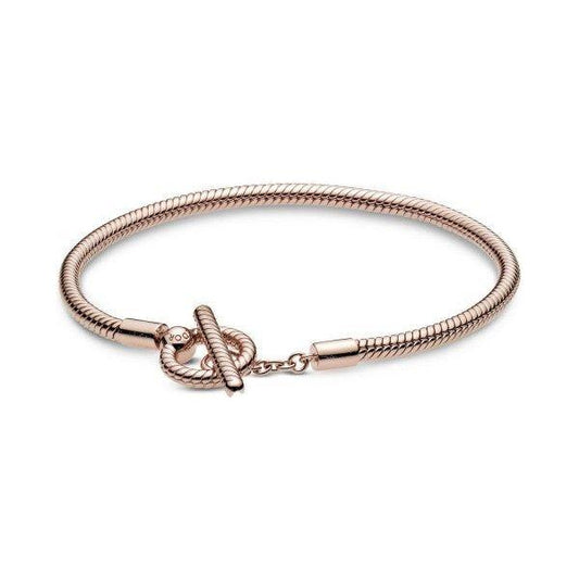 PANDORA JEWELS Mod. MOMENTS T-BAR SNAKE CHAIN - Size 17 ***SPECIAL PRICE**** 589087C00-17