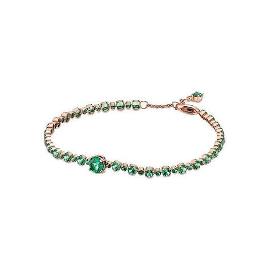 PANDORA JEWELS Mod. SPARKLING GREEN TENNIS - Size 16 ***SPECIAL PRICE**** 580044C01-16