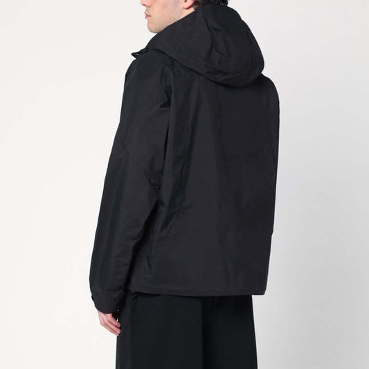 Purple Mountain Observatory Black zip jacket in nylon PMO0092NY/Q_PMO-BLK_323