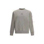 Parajumpers Sabre Basic Sweatshirt in grey with ribbed crew neck, part of the Rescue Fleece line, suitable for AW25 season