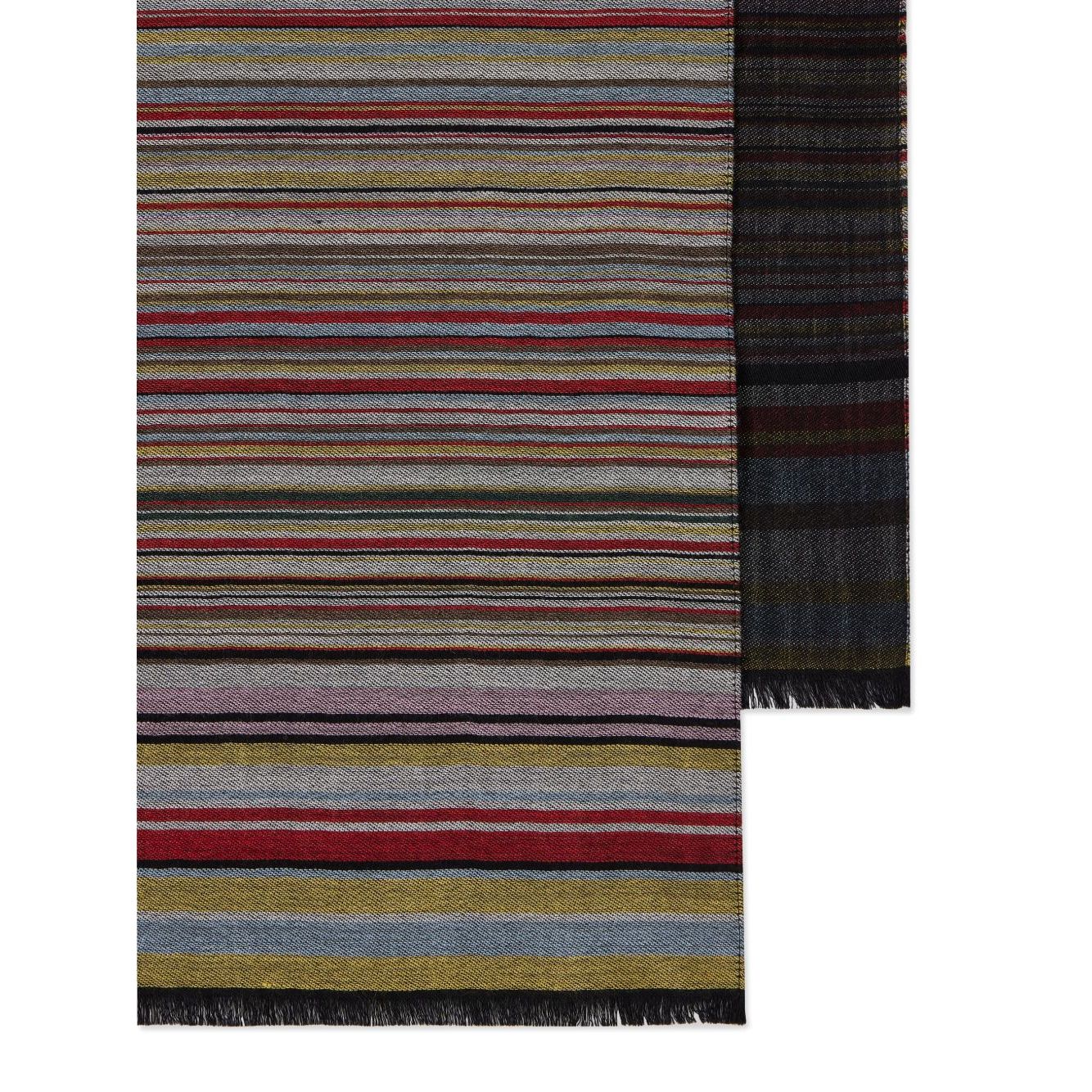 Paul Smith Signature Stripe wool and silk scarf Scarves Hats & Gloves