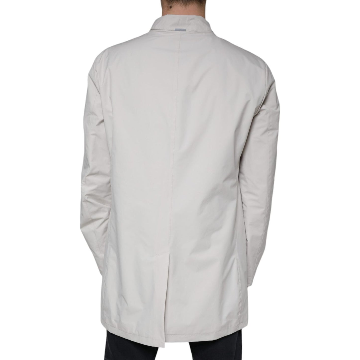 People Of Shibuya Off White Full Zip Coat Men Jacket JKT41219-54