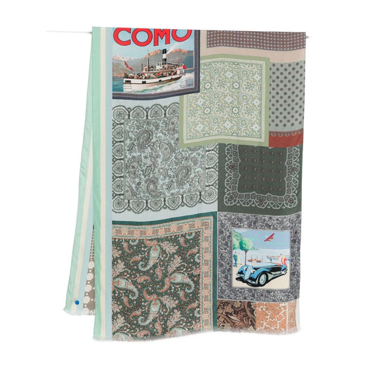 Pierre Louis Mascia silk printed scarf Scarves Hats & Gloves
