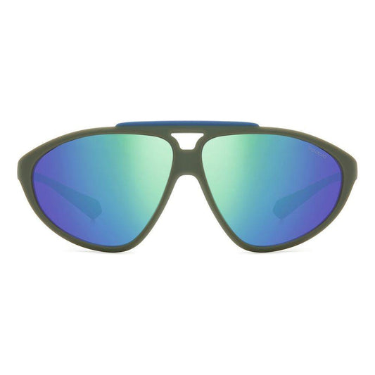 Polaroid Polaroid Green Rubber Sunglasses POPLD2151SDLDG25ZAC 1728,Green,New with tags,Polaroid,Unisex,Unisex Sunglasses - Sunglasses