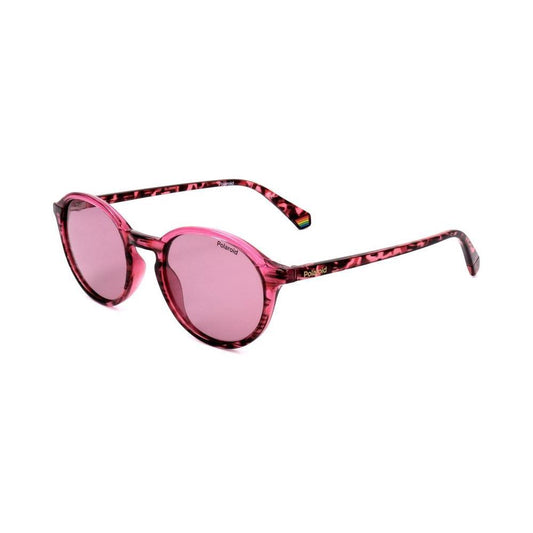Polaroid Pink Polycarbonate Sunglasses 1728,67434610848,New with tags,Pink,Polaroid,Sunglasses,Unisex,Unisex Sunglasses - Sunglasses Polaroid POPLD6125S0T4AC