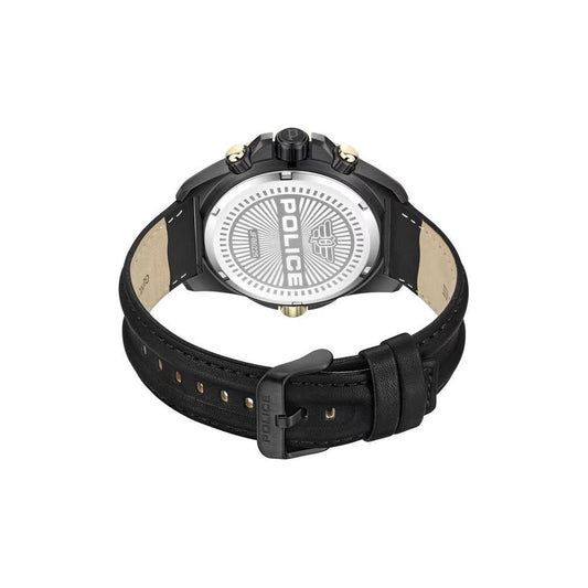Police Police Black Artificial Leather Watch POPEWJF0022501AC 1728,67434610848,Black,Men,New with tags,Police,Watches for Men - Watches