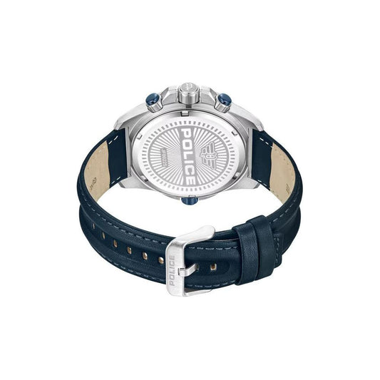 Police Police Blue Artificial Leather Watch POPEWJF0022503AC 1728,67434610848,Blue,Men,New with tags,Police,Watches,Watches for Men - Watches