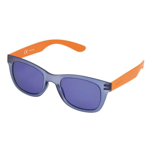 Police Police Blue Injected Sunglasses POS194450U11BAC 1728,Blue,Men,New with tags,Police,Sunglasses for Men - Sunglasses