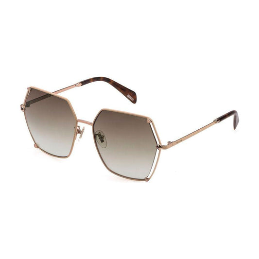 Police Police Gold Metal Sunglasses POSPLD31560F72AC 1728,Gold,New with tags,Police,Sunglasses for Women - Sunglasses,Women
