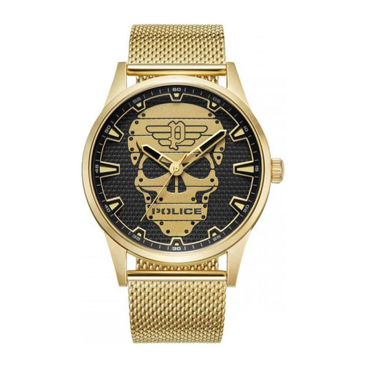 Police Police Gold Stainless Steel Watch POPEWJG2227903AC 1728,Gold,Men,New with tags,Police,Watches for Men - Watches