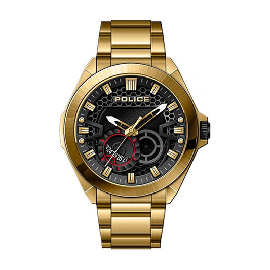 Police Police Gold Stainless Steel Watch POPEWJH2110302AC 1728,Gold,Men,New with tags,Police,Watches for Men - Watches