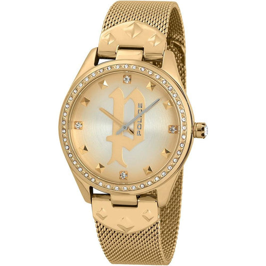 Police Police Gold Stainless Steel Watch POPL16029MSG22MMAC 1728,Gold,New with tags,Police,Watches for Women - Watches,Women