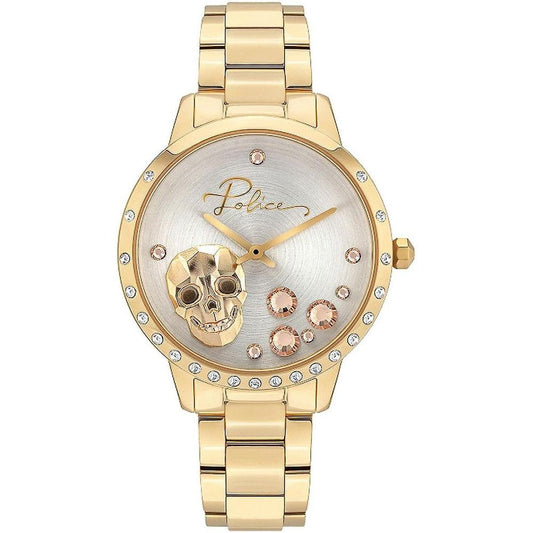 Police Police Gold Stainless Steel Watch POPL16071MSG22MAC 1728,67434610848,Gold,New with tags,Police,Watches for Women - Watches,Women