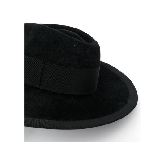 Ruslan Baginskiy RUSLAN BAGINSKIY Hats Black FDRFWRBFEDORABLACK Fall - Winter 2023,LDin,New In,Women,Women > Accessories,Women > Accessories > Scarves Hats & Gloves,Yes Eu