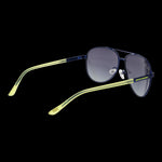 SKECHERS MOD. SE6365 6291D Gent sunglasses with tinted lenses and yellow trim on black background