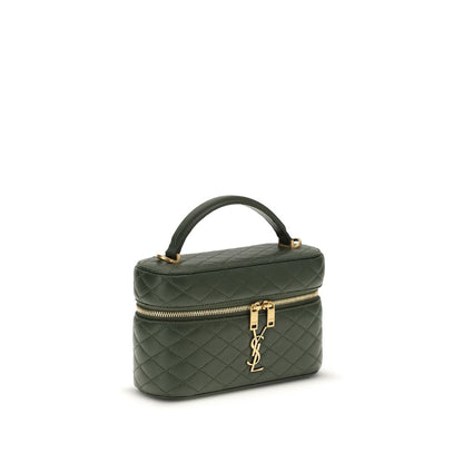 Saint Laurent Green The Vanity Gaby leather Handbag