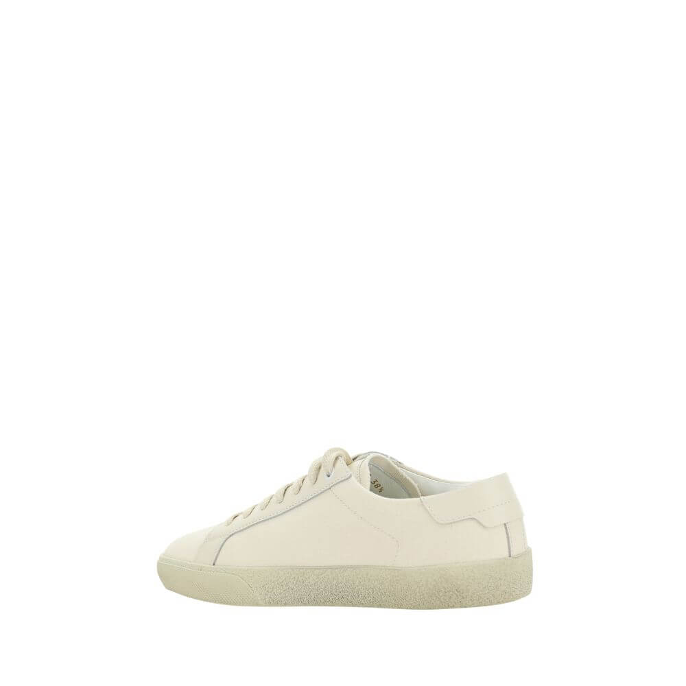 Saint Laurent White Rubber Low Top Sneakers